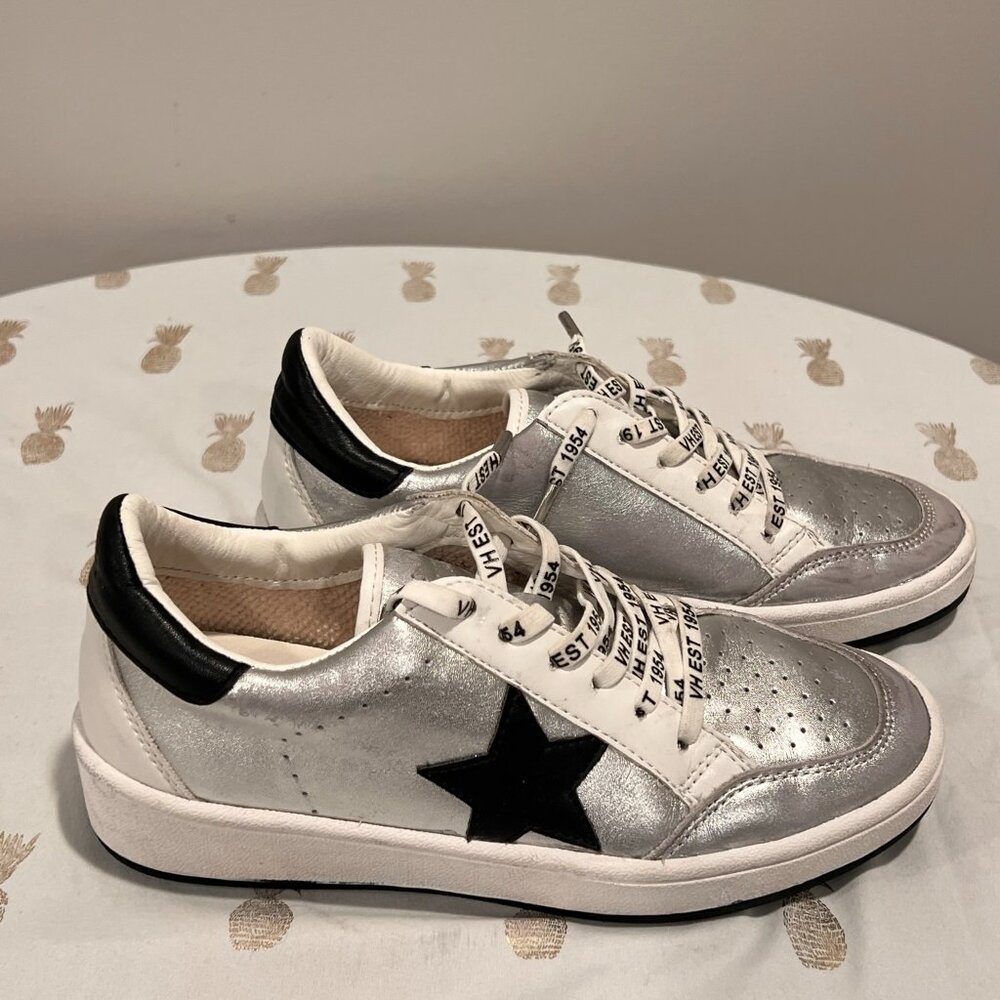 Vintage Havana Shoes | Vintage Havana Cristo Sneaker Washed Silver - Picture 5 of 6